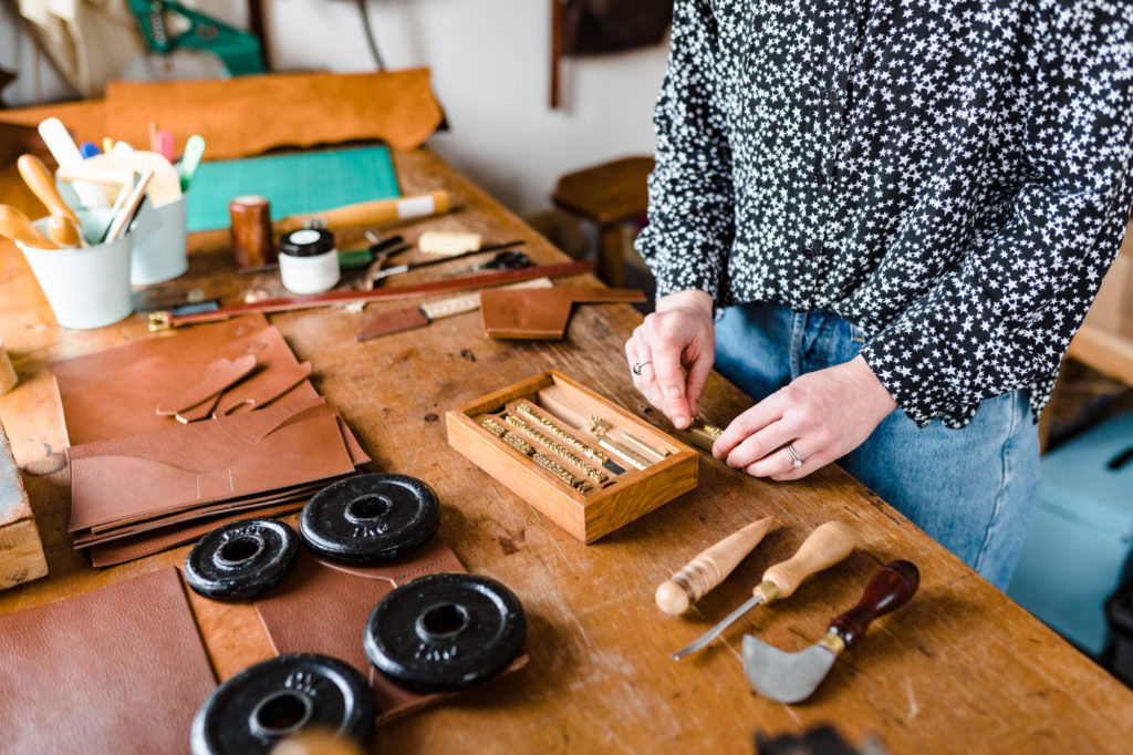 Branding Photography | Red Bike Leatherworks