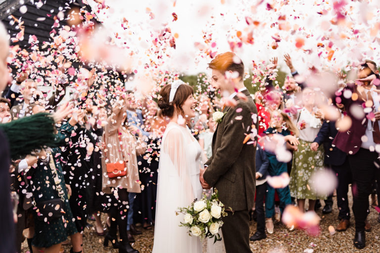 Tips for a fabulous confetti shot | Suffolk Wedding Photographer