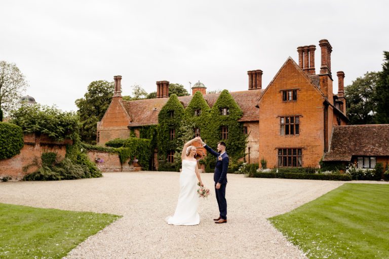 Lauren & Jamie’s romantic outdoor wedding at Woodhall Manor